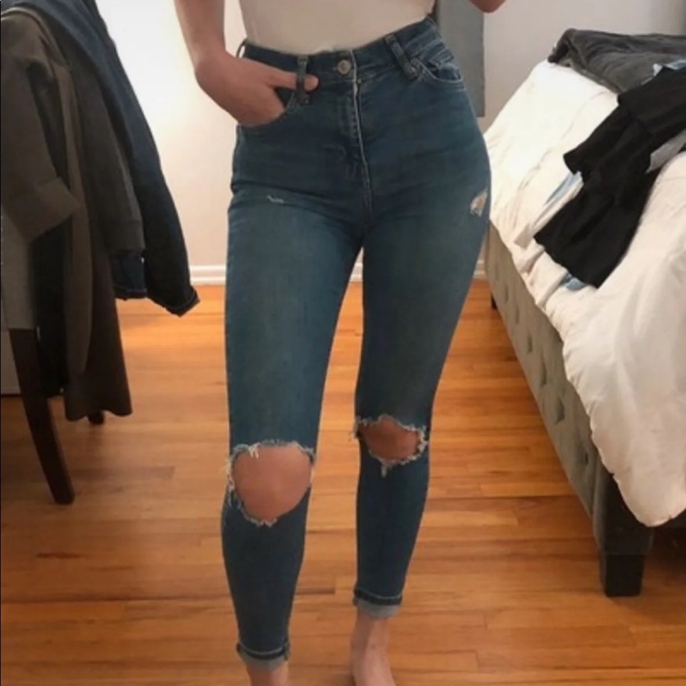 Topshop moto jeans
